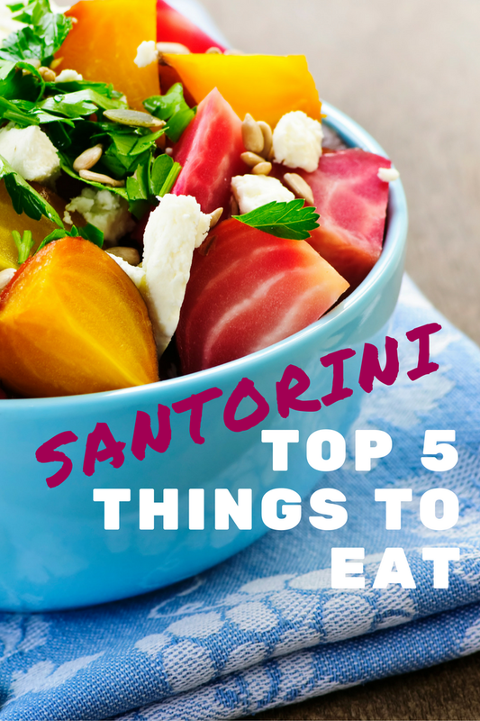 Top 5 Things to Eat in Santorini